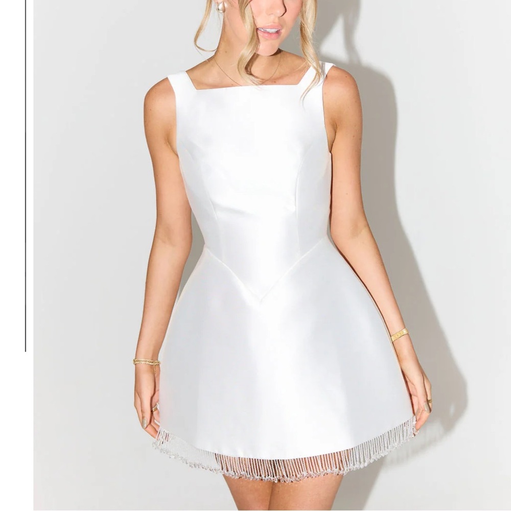 ODD MUSE The Ultimate Muse Embellished Trim Mini
Dress Size Small
